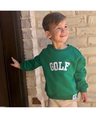 Unisex Kids Golf Cotton Crewneck Sweatshirt - Baby, Little Kid, Big Kid