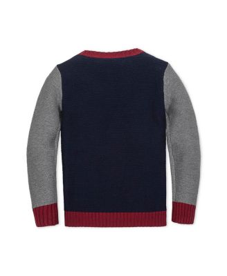  Organic Long Sleeve Crewneck Pullover Sweater - Baby