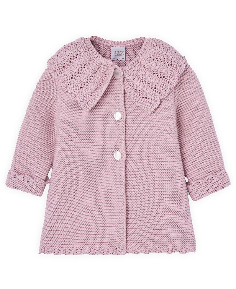 Paz Rodriguez Girls' Newborn Alegria Coat - Baby In Pink