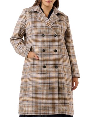 Frostfall Plaid Coat