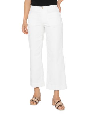 Corduroy Crop Wide Leg Pants