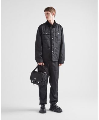  Re-Nylon And Saffiano Leather Shoulder Bag