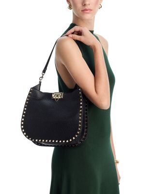 Rockstud Small Hobo Shoulder Bag