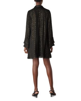 Metallic Dobby Mini Dress 