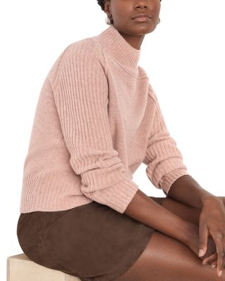 Funnel Neck Wool Sweater 