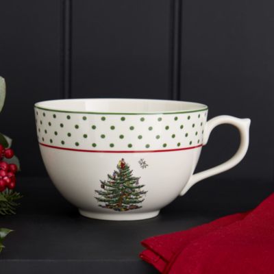Christmas Tree Polka Dot Jumbo Cup