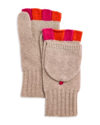 Colorblock Pop Top Mittens