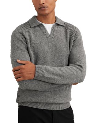 Banbury Wool & Cashmere Open Collar Sweater