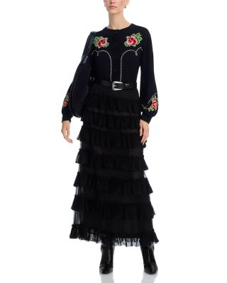 The Winter Mesh Maxi Skirt