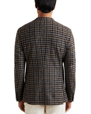 Brazati Dogtooth Check Tailored Fit Blazer