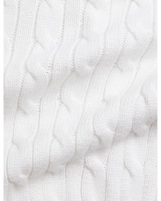 Boys' Cable Knit Cotton Full Zip Sweater - Baby