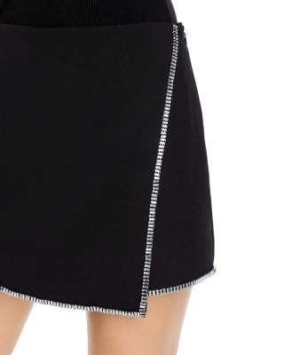 Rhinestone Trim Skort - Exclusive
