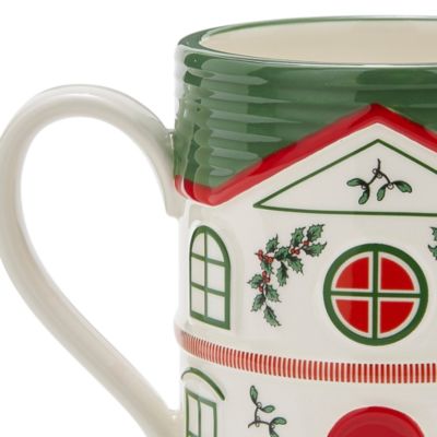 Christmas Tree Christmas Village Green Mug