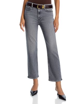 Mason High Rise Ankle Jeans in Smokey Gray