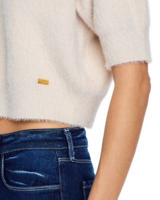 Guinevere Cropped Crewneck Sweater