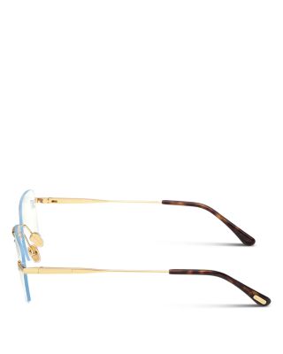 Rectangular Blue Light Glasses, 54mm