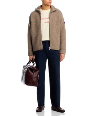 x The Society Archive Zip Up Cardigan - Exclusive