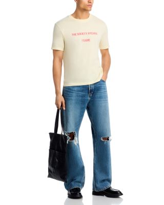 x The Society Archive Relaxed Fit Jeans in Abyss Destructed - Exclusive