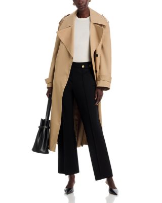 Flared Leg Pants with Buttons