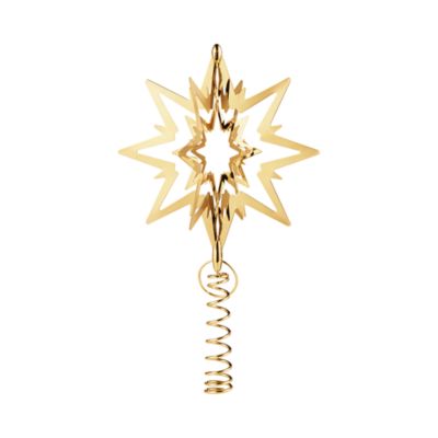 Gold Plated Star Tree Topper, Small