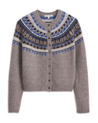 Amina Fair Isle Sweater in Wool