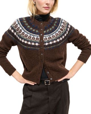 Amina Fair Isle Sweater in Wool