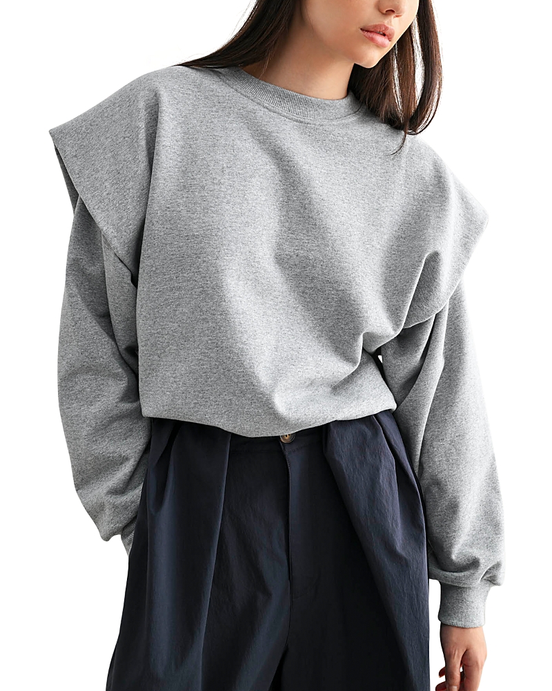 Mable Heavyweight Sweatshirt In Gray