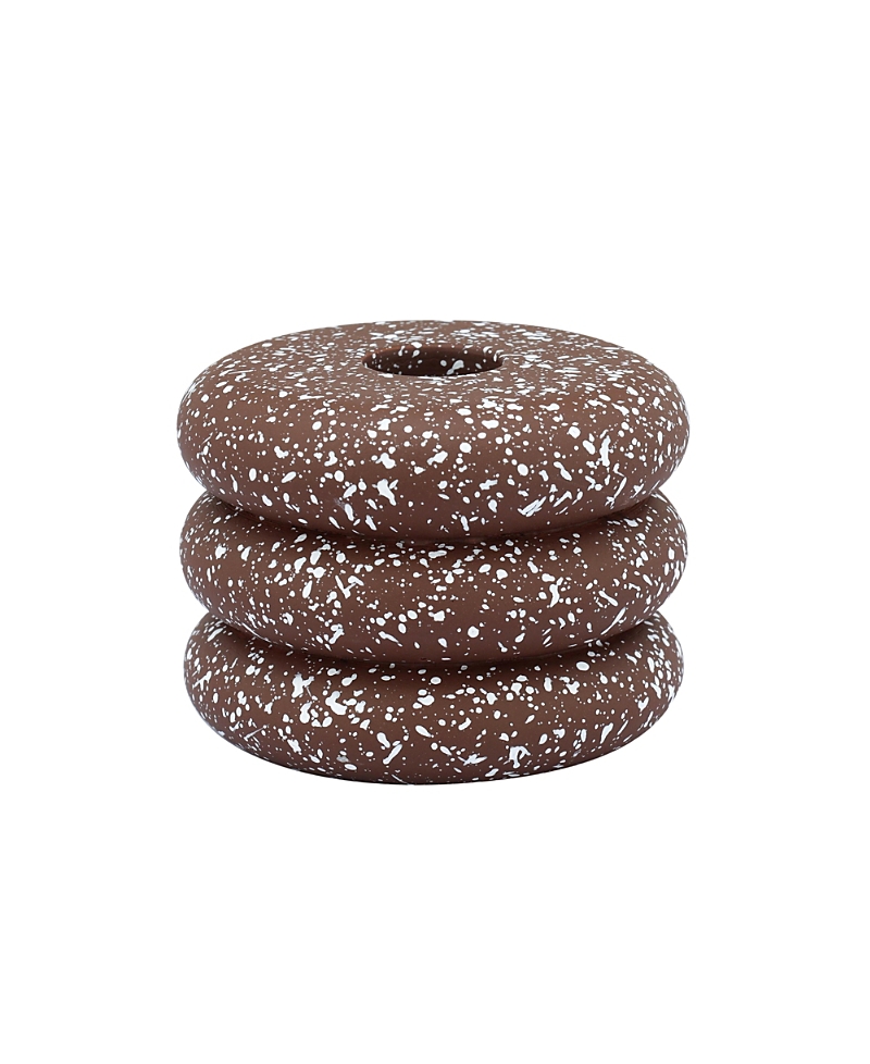 Tov Furniture Gabby Speckled Stacked Candleholder