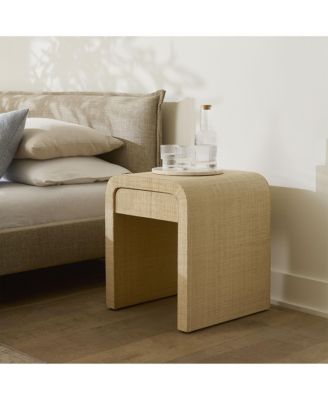  Montecito 1-Drawer Raffia Side Table