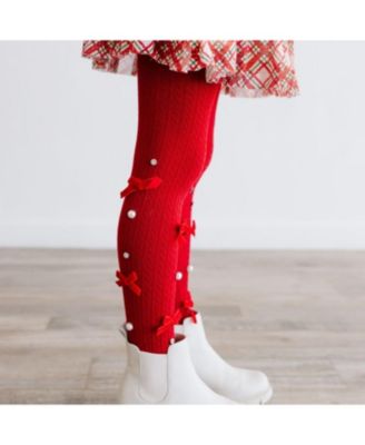 Girls' Bedazzled Tights - Little Kid