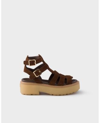  Women's Suede Gladiator Sandals