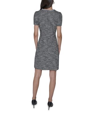 Knit Tweed A Line Dress