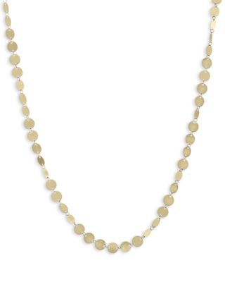 Disc Strand Necklace in 14K Yellow Gold