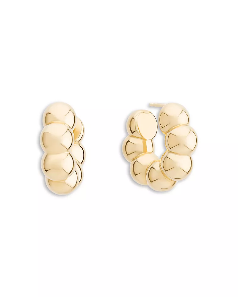 Lana Jewelry Bubble Hoop Earrings in 14K Yellow Gold