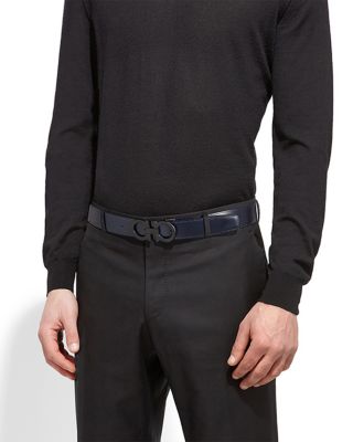 Men's Reversible Leather Belt