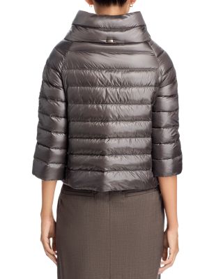 Sofia Iconico Cropped Down Puffer Coat