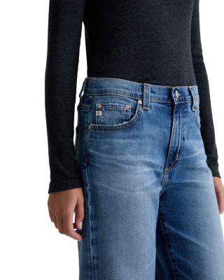 Brinley Mid Rise Straight Crop Jeans in 17 Years Mystery