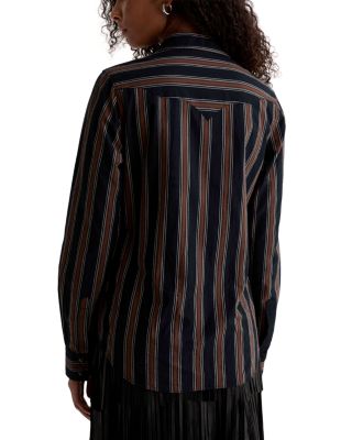 Melia Stripe Snap Front Shirt