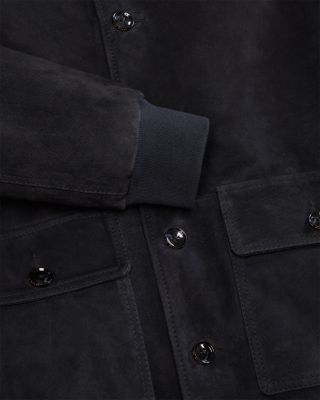 Weir Suede Bomber Jacket