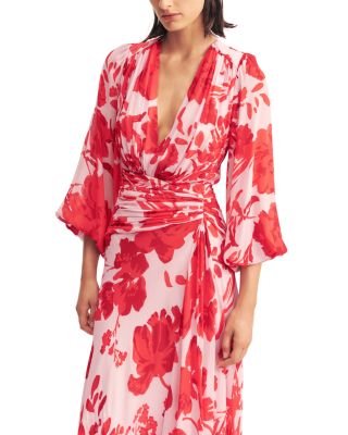 Aleyna Ruched Maxi Dress