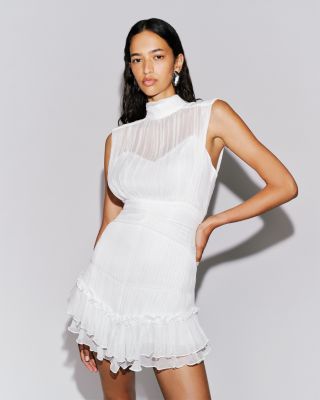 Clemence Ruched Mini Dress