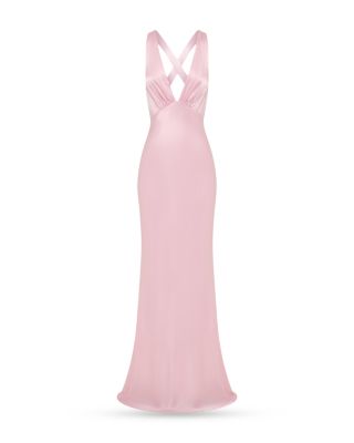 Plunge Back Maxi Dress