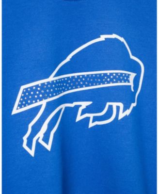  Women's NFL Buffalo Bills Bling Flea Market Crop Fleece