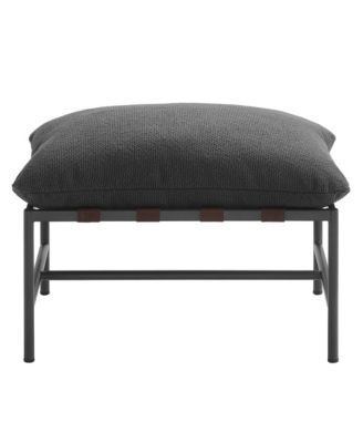 Raya Outdoor Patio Boucle Ottoman