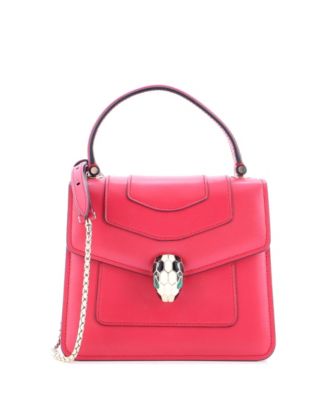 Small Serpenti Forever Top Handle Bag Leather
