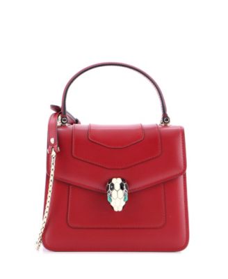 Small Serpenti Forever Top Handle Bag Leather