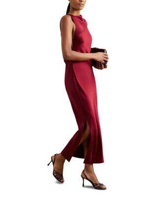 Alula Cowlback Midi Dress