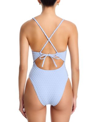Textured One Piece Swimsuit - Exclusive