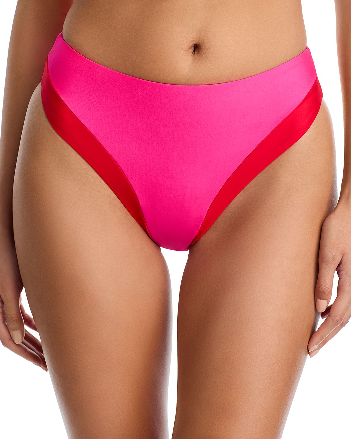 Aqua Color Blocked Bikini Bottom - Exclusive