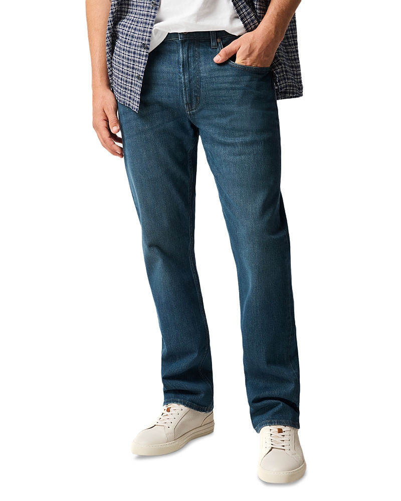 Rodd & Gunn Kurow Relaxed Fit Jeans in Mid Blue